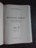 BETON ARMAT, NORME DE PROIECTARE, TABELE PENTRU CALCUL - M.D. HANGAN
