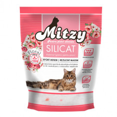 Nisip pentru litiera cu miros floral, Mitzy, 3.8 L