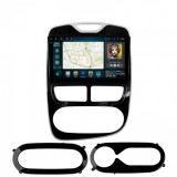 Navigatie 2K Renault Clio IV (2012-2016) 4GB RAM Android 13 Octacore Slot Sim 4G DSP GPS Wi-FI Carplay Android Auto USB Bluetooth Waze Touchscreen 9.5