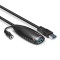 Lindy Cablu Extensie USB 3.0 Activ 10m &quot;LY-43156&quot; (timbru verde 2.00 lei)