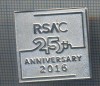 AX 977 INSIGNA -RSA&#039;C 25TH ANNIVERSARE 2016 -CYBERSECURITY -PENTRU COLECTIONARI