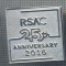 AX 977 INSIGNA -RSA&#039;C 25TH ANNIVERSARE 2016 -CYBERSECURITY -PENTRU COLECTIONARI