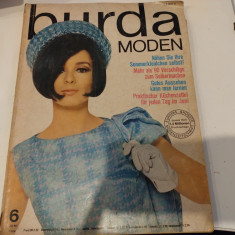 Revistă de colecție Burda. 6 iunie 1966. Revistă Burda Moden