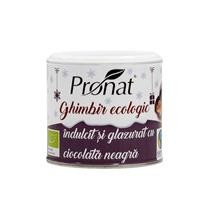 Ghimbir Indulcit Glazurat cu Ciocolata Neagra Bio 90gr Pronat Cod: PRN6118 foto