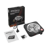 Aragaz electric pentru prepararea alimentelor, 1500 W, gri, Kraft