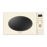 Cuptor cu microunde incorporabil retro Candy MIC20GDFBA, 20 l, timer, grill 900 W, old white