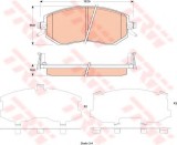 Set placute frana,frana disc SUBARU LEGACY V Combi (BM, BR) (2009 - 2016) TRW GDB3519