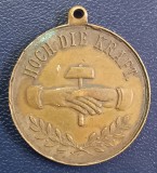 (M23) MEDALIE AUSTRO-UNGARIA - HOCH DIE KRAFT - FRANZ JOSEPF