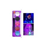 Paleta Machiaj Fata si Corp, Handaiyan, UV Neon, Paint Dream Kit, 10 Culori, 02