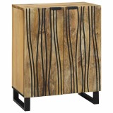 VidaXL Comodă - 60 x 33,5 x 75 cm, din lemn solid de mango.