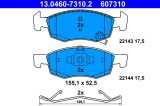 ATE 13.0460-7310.2 set placute frana,frana disc