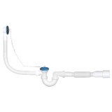 Cumpara ieftin Sifon preaplin cada, Nova, cu racord flexibil, 50 x 32 mm, 1520