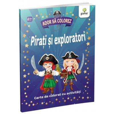 Pirati si exploratori. Ador sa colorez! foto