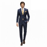 Costum barbati slim bleumarin CTSL23