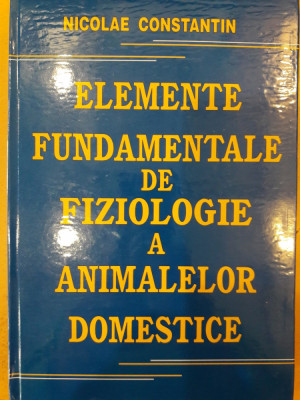 Elemente fundamentale de fiziologie a animalelor domestice foto
