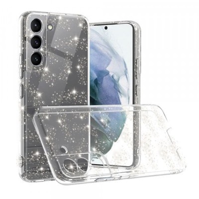 Husa pentru Samsung Galaxy S21 FE 5G G990, Techsuit, SparkleSkin, Transparenta foto