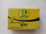 Sapun cu Sulf ORTOS PROD, 100g, Purificator, Anti-Matreata si Seboree, Testat Dermatologic, Toate Tipurile de Ten