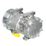 Compresor aer conditionat Citroen Berlingo, 2002-2008, motorizare 1.6 HDI 55/66kw, diesel, rola curea 119 mm, 6 caneluri, tip Sanden: SD7V16