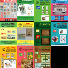 Revista Filatelia 1998 Toate numerele, 1,2,3,4,5,6,7/8,9,10,11,12