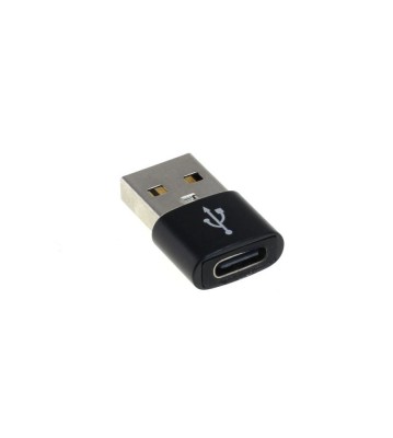 Adaptor OTB Slim compatibil cu USB-A 2.0 mascul la USB Tip-C (USB-C) femelă - Negru foto