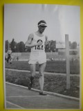 HOPCT 542 M - FOTOGRAFIE VECHE-D= 18/13 CM-ELVETIANUL SCHWAB 10000 M MECIUL INTERNATIONAL ATLETISM-SPORT-1947-FOTO AGENTIA NEW YORK TIMES PHOTOS 1947