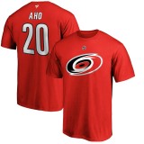 Carolina Hurricanes tricou de bărbați Sebastian Aho #20 Authentic Stack Name &amp;amp; Number - L, Fanatics Branded