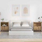 VidaXL Mese de noptieră 2 pcs stejar artizanal 49 x 36 x 61 cm