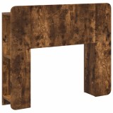 vidaXL Tablă de pat cu sertar Stejar fumuriu Lemn prelucrat 8001197