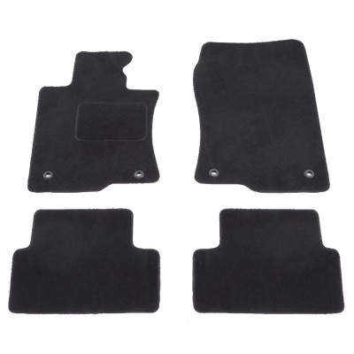 Set covorase auto mocheta Velor HONDA ACCORD (CU2), 03.2008-12.2016, negru, foto