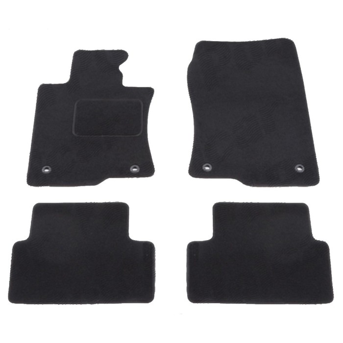 Set covorase auto mocheta Velor HONDA ACCORD (CU2), 03.2008-12.2016, negru,