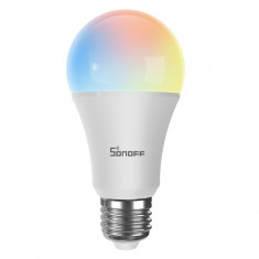 Bec Smart cu LED Sonoff, 9 W, 806 lm, 2700-6500 K, control aplicatie, soclu E27 foto