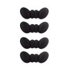 Set 4 branturi de calcaie pentru diverse tipuri de incaltaminte, Negru, Dactylion