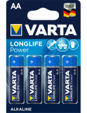 Baterie Varta LongLife Power AA R6 1,5V alcalina set 4 buc.