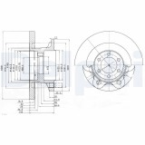 Disc frana Iveco Daily II, Daily II Sasiu, Daily III, Daily III Sasiu Motor 2.8 CNG, 29 L 10 (ALJAV1A1, ALJA41AA, ALJA41A1, AHJA64A1, ., 29 L 10 V,
