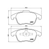 Placute frana Citroen C4 Grand Picasso I (Ua), C4 2 (Nc), C4 3 (Ba , C4 Picasso I (Mpv) (Ud), Ds4 (Nx), Ds5; Ds Ds 3 / Ds 3 Crossback (Ur , Ds 4 / Ds, BREMBO