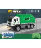 Camion de Gunoi Jucarie cu Telecomanda 1:24, Roti Cauciucate, Lumini, Pentru Copii +3 Ani, Plastic
