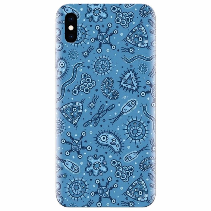 Husa silicon pentru Apple Iphone XS Max, Bacteria