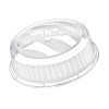 Set 2 Capace Cuptor Microunde Universal, Transparent, Diametru 26cm, Protectie Alimente, Reutilizabile
