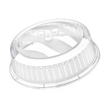 Set 2 buc, capac pentru cuptorul cu microunde, transparent, 26cm