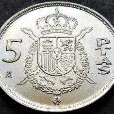 Moneda 5 PESETAS - SPANIA, anul 1984 * cod 593 = UNC