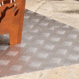 vidaXL Placi Strijate Antiderapante Aluminiu 100x50cm Gri Argintiu Set 2 Bucati Trepte Scara Interior