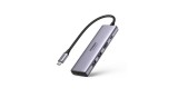 Adaptor UGREEN CM511, Hub USB-C - 2x USB, HDMI, USB-C, TF/SD (gri)
