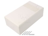 Carcasă universală ventilată ABS albă 112mm x 200mm x 71mm