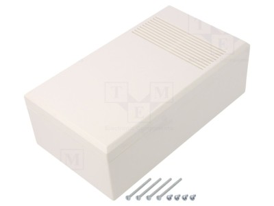 Carcasă universală ventilată ABS albă foto