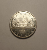 Canada 1 Dollar 1963 Piesa Frumoasa de Argint, America de Nord