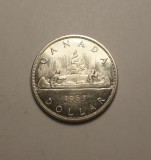 Canada 1 Dollar 1963 Piesa Frumoasa de Argint, America de Nord