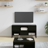 vidaXL Cabinet TV Stejar Negru 100 x 36 x 49,5 cm Lemn compozit 886504
