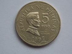 5 PISO 1997 FILIPINE foto