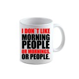 Cana alba personalizata Morning People, INOVATIX&reg;. 330ml, Oem
