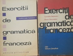 LOT 2 CARTI: EXERCITII DE GRAMATICA FRANCEZA - AURELIAN TANASE, CORNELIA BEJENARU